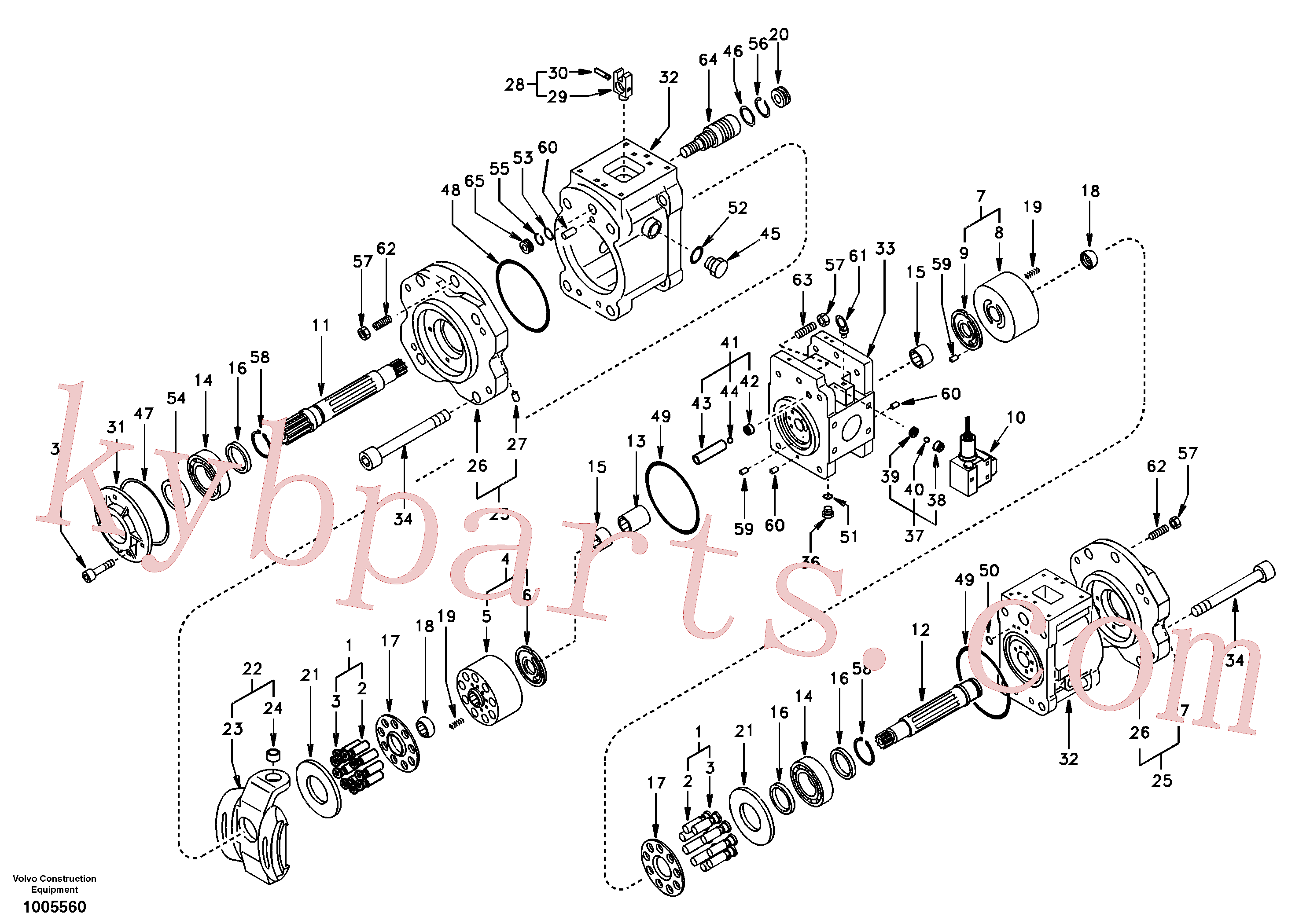 SA7223-00390 for Volvo Hydraulic pump(1005560 assembly)