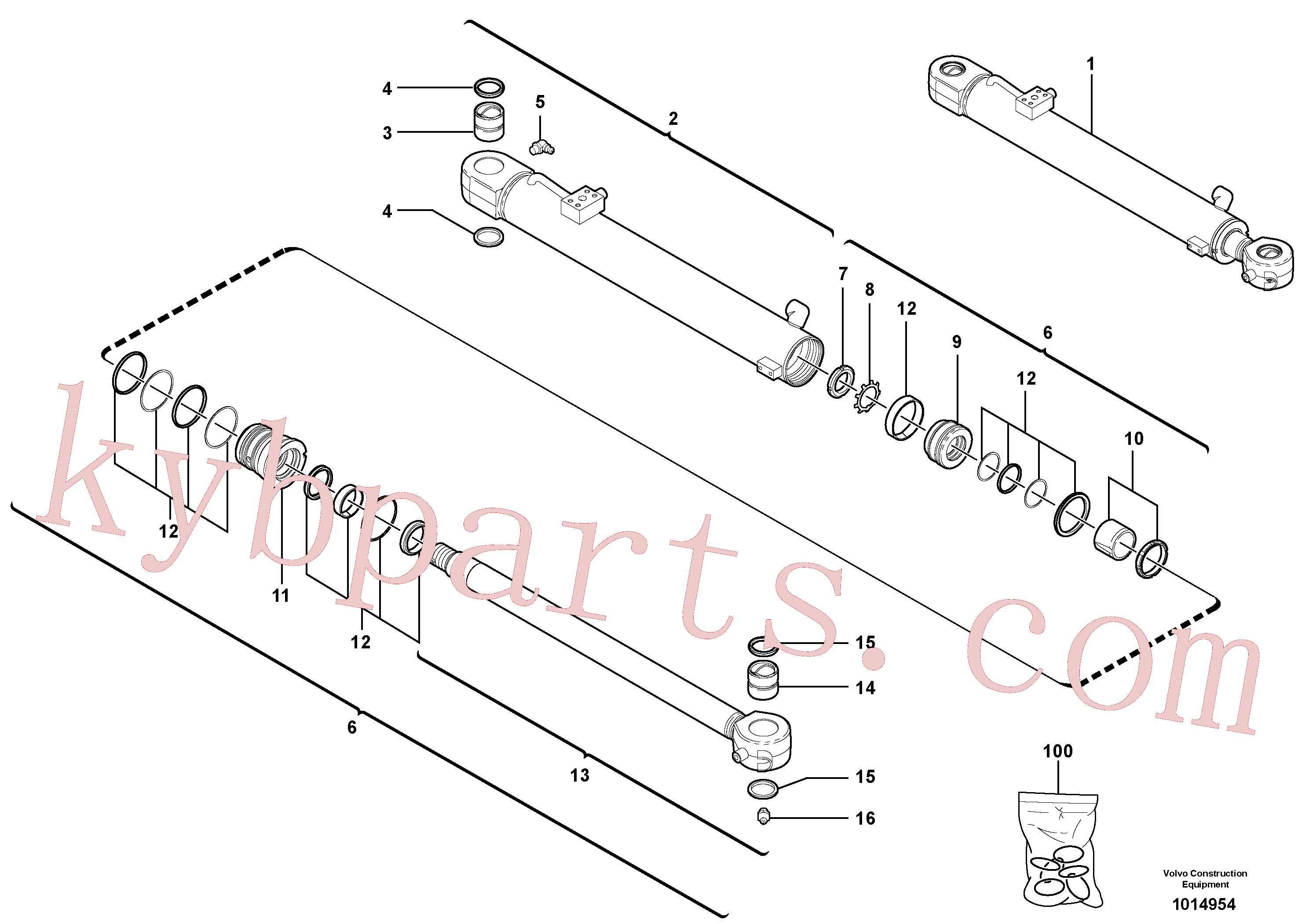 Volvo Assembly VOE11713110 Sealing kit for sale