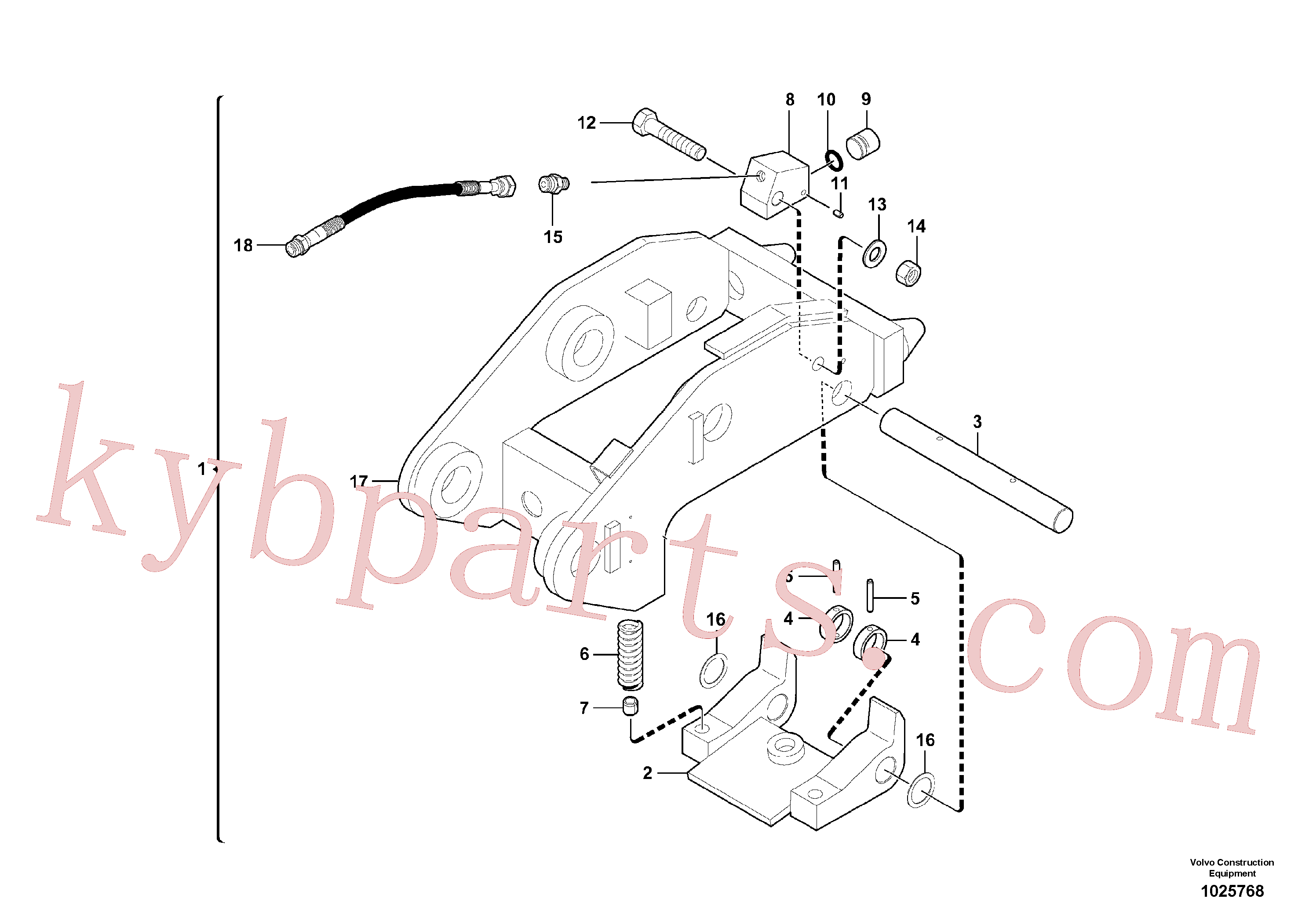 Volvo VOE11807115 Quick coupler aftermarket part for sale