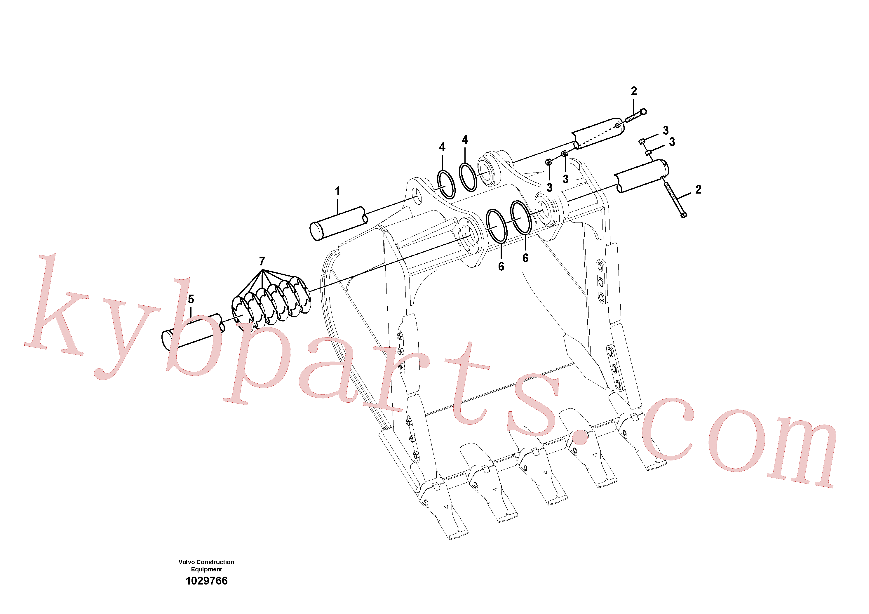 VOE14880694 for Volvo Links to bucket(1029766 assembly)