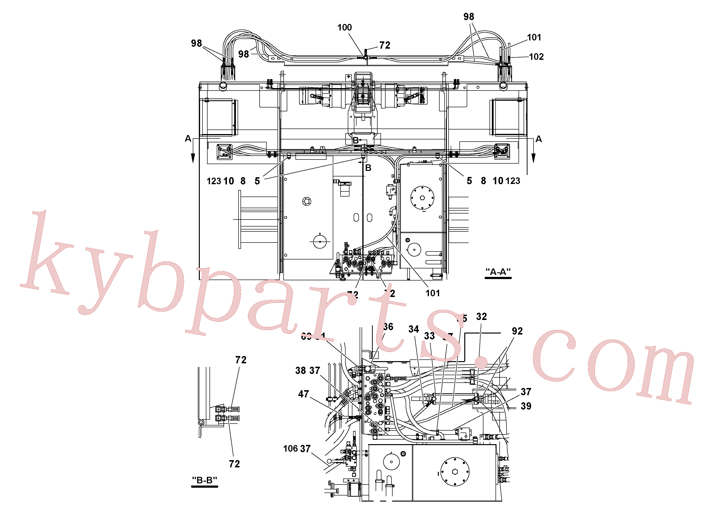RM59922211 for Volvo Hydraulic installation(1052142 assembly)
