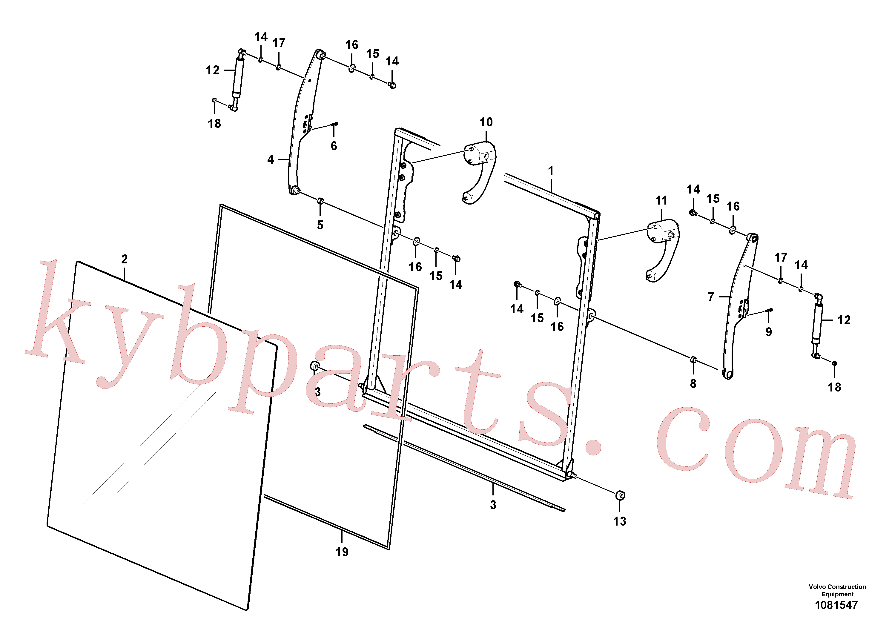 China Made VOE60112191 Plain Washer parts for Volvo Excavator