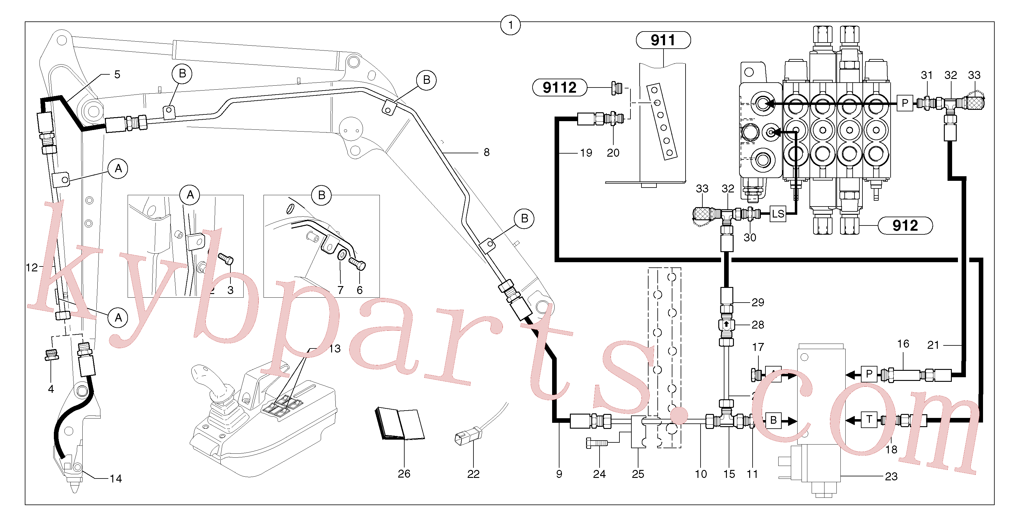 PJ5400640 Instructions for Volvo Excavator spare