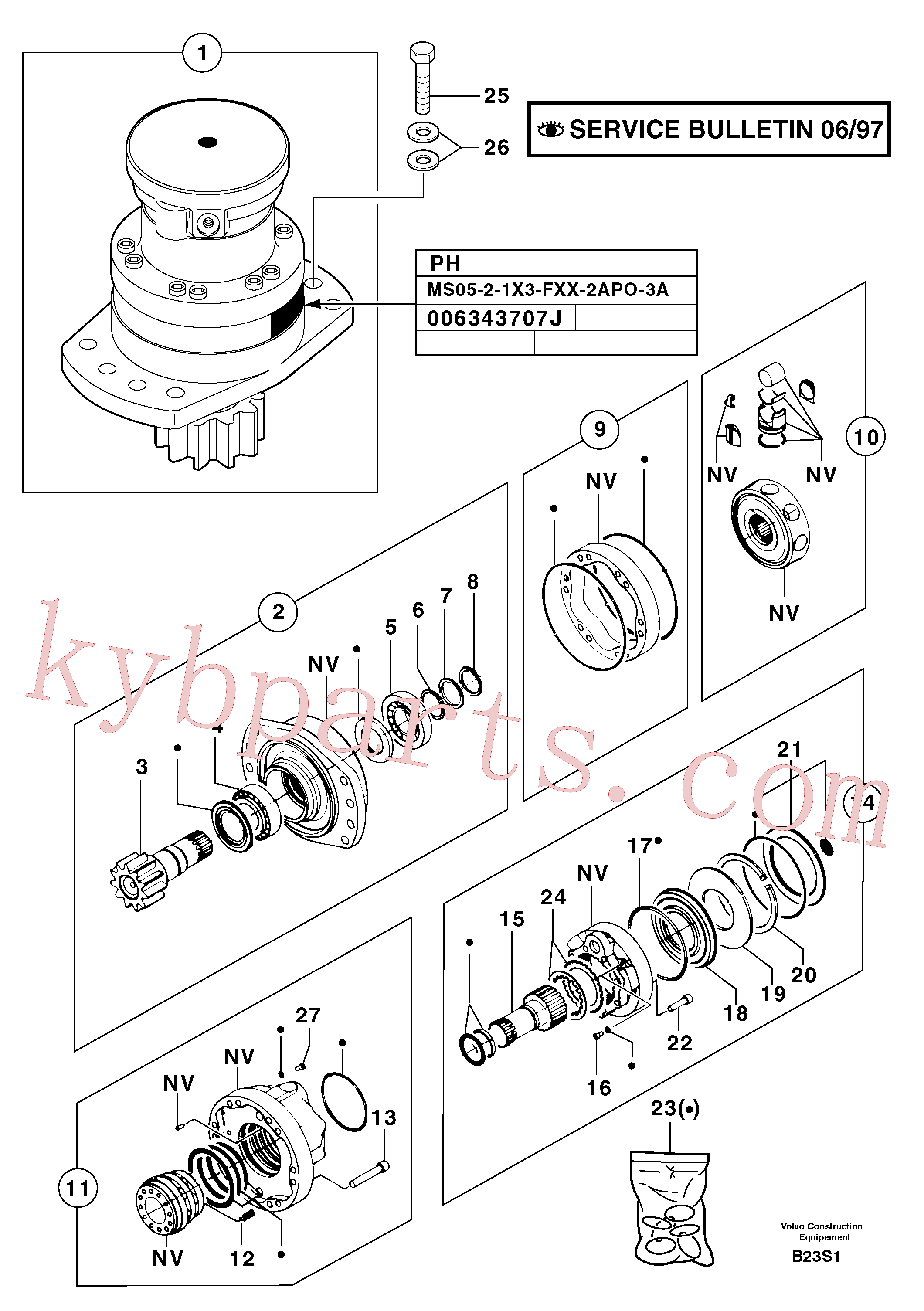 China Made PJ7416385 Spring parts for Volvo Excavator