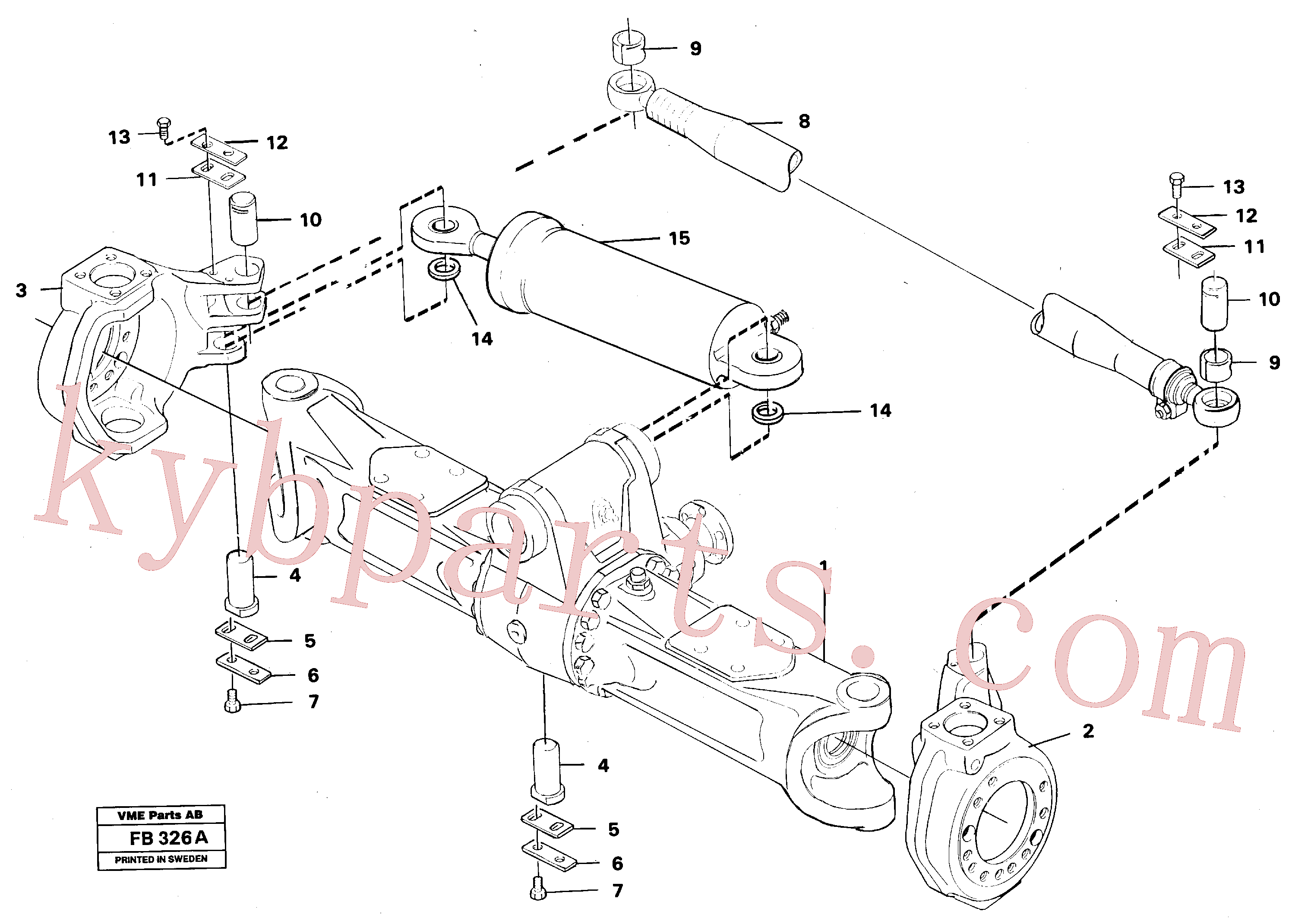 VOE14212414 for Volvo Link housing and parallel stay(FB326A assembly)